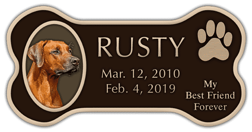 Dog Grave Memorial Marker