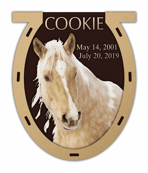 Horse Grave Memorial Marker