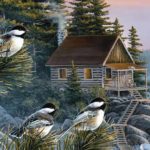 Log Cabin Background