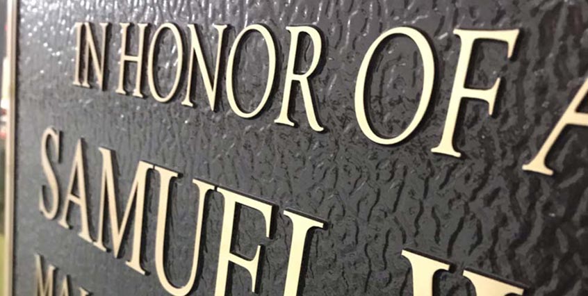 Bronze Memorial Finishing Process