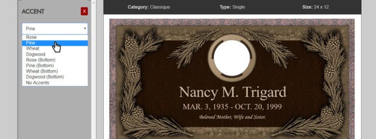 Image 3 for Grave Marker Design Templates