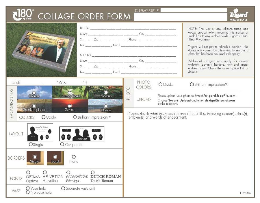 Grave Marker Proofing Process