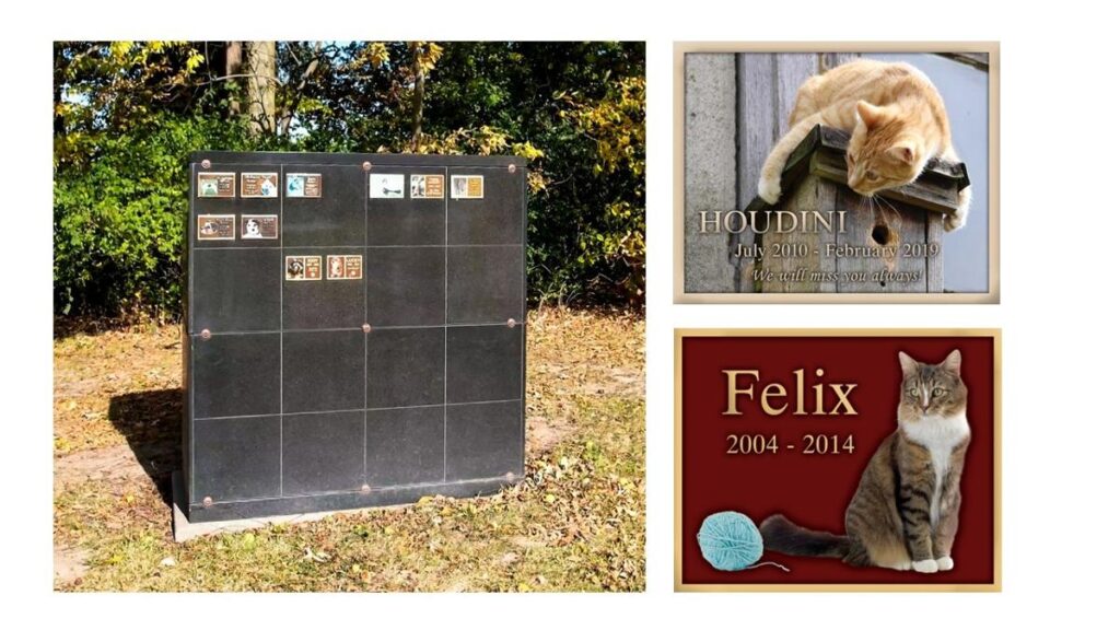 Niche Plates For Pet Columbariums
