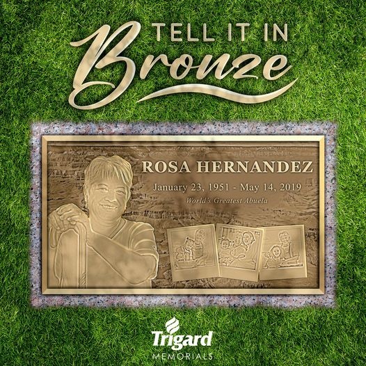 Tell It In Bronze With Trigard Memorials Grave Markers