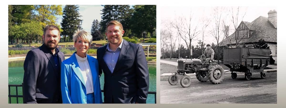 Pictures of the people that found and those that work at Trigard Memorials