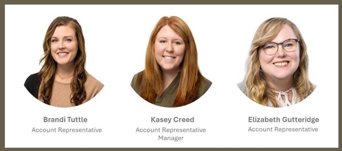 Three Trigard Memorials team members