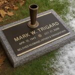 A grave marker for Mark W. Trigard