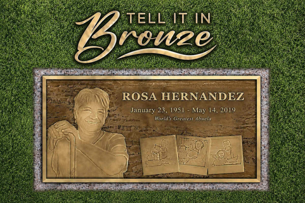 Bronze Grave Markers