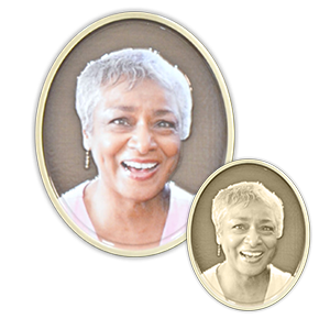 Custom Bronze Memorial Medallions - Portrait